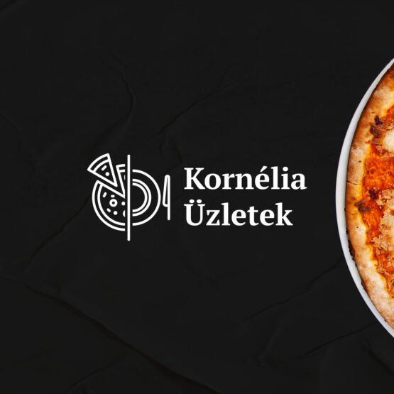 Kornélia Éttermek weboldal és logó